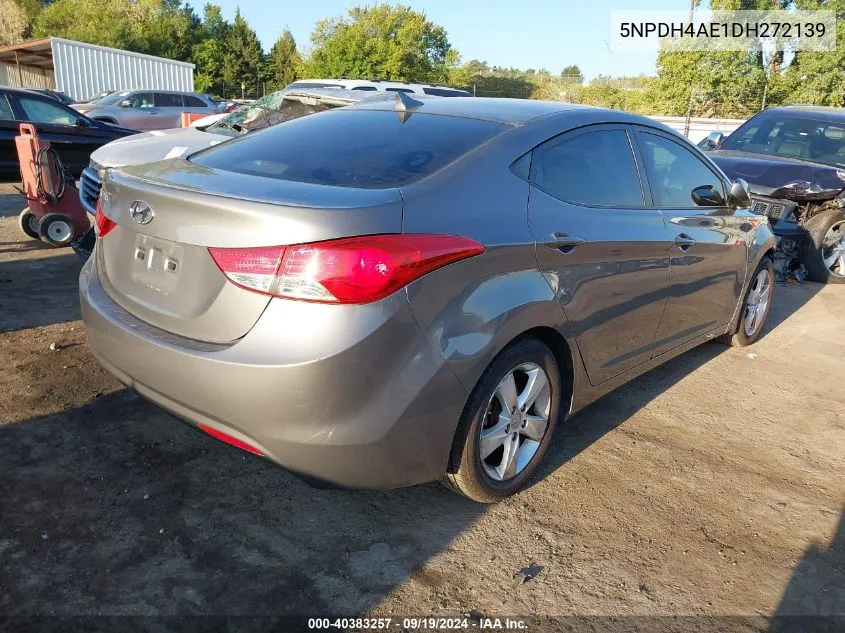 2013 Hyundai Elantra Gls VIN: 5NPDH4AE1DH272139 Lot: 40383257