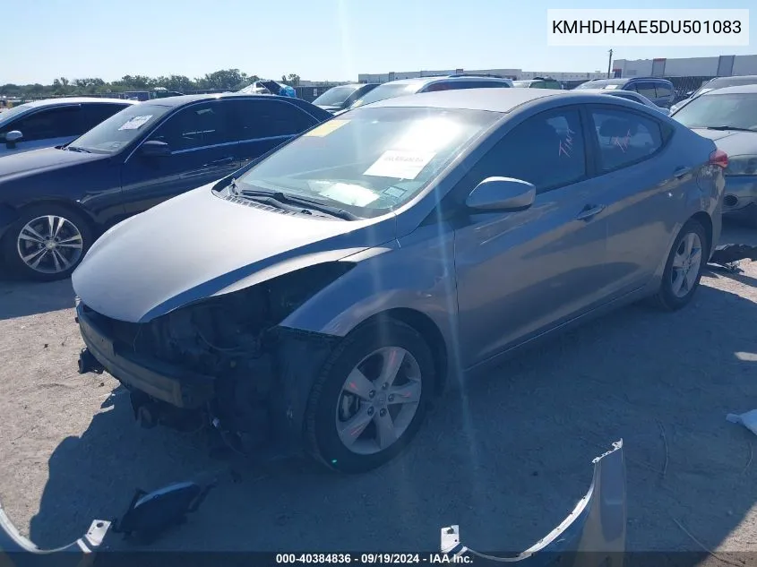 KMHDH4AE5DU501083 2013 Hyundai Elantra Gls