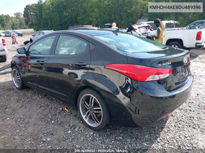 KMHDH4AE8DU489396 2013 Hyundai Elantra Limited