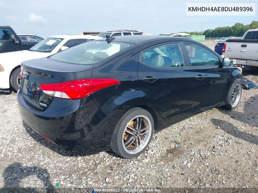 KMHDH4AE8DU489396 2013 Hyundai Elantra Limited