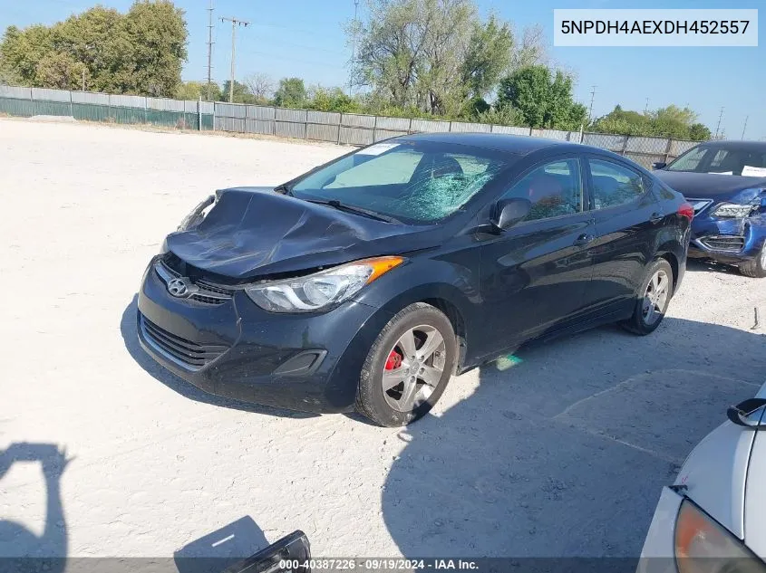 5NPDH4AEXDH452557 2013 Hyundai Elantra Gls