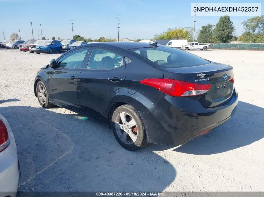 5NPDH4AEXDH452557 2013 Hyundai Elantra Gls