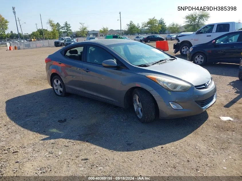 5NPDH4AE9DH385398 2013 Hyundai Elantra Gls