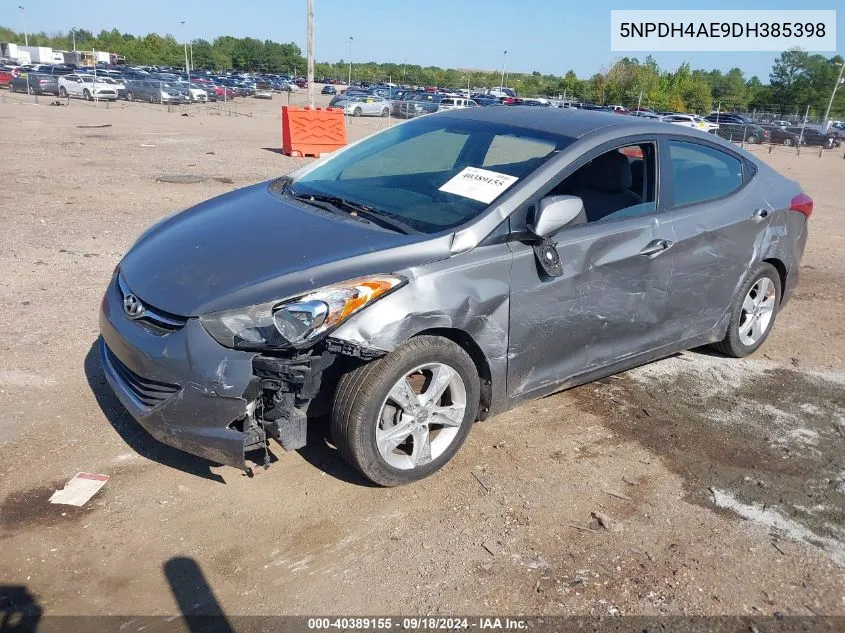 5NPDH4AE9DH385398 2013 Hyundai Elantra Gls