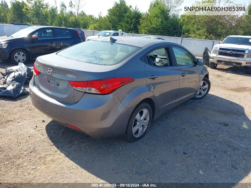 2013 Hyundai Elantra Gls VIN: 5NPDH4AE9DH385398 Lot: 40389155