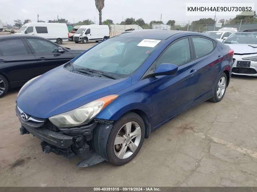 KMHDH4AE9DU730852 2013 Hyundai Elantra Gls