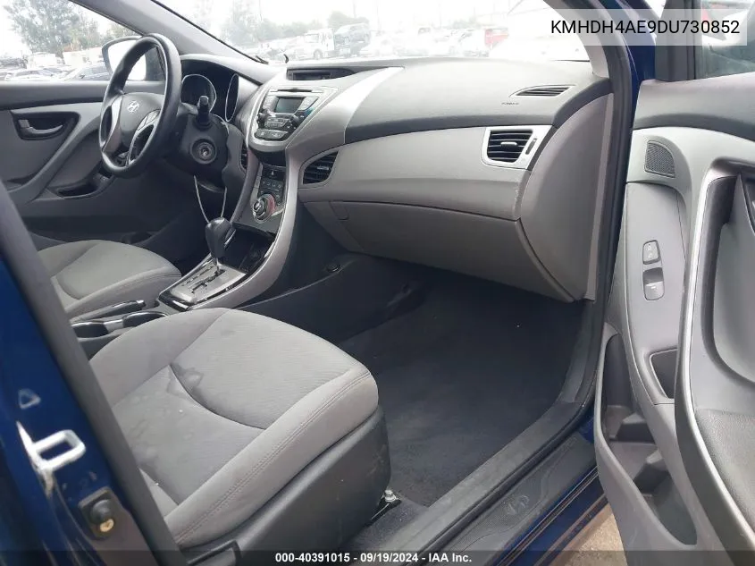 KMHDH4AE9DU730852 2013 Hyundai Elantra Gls