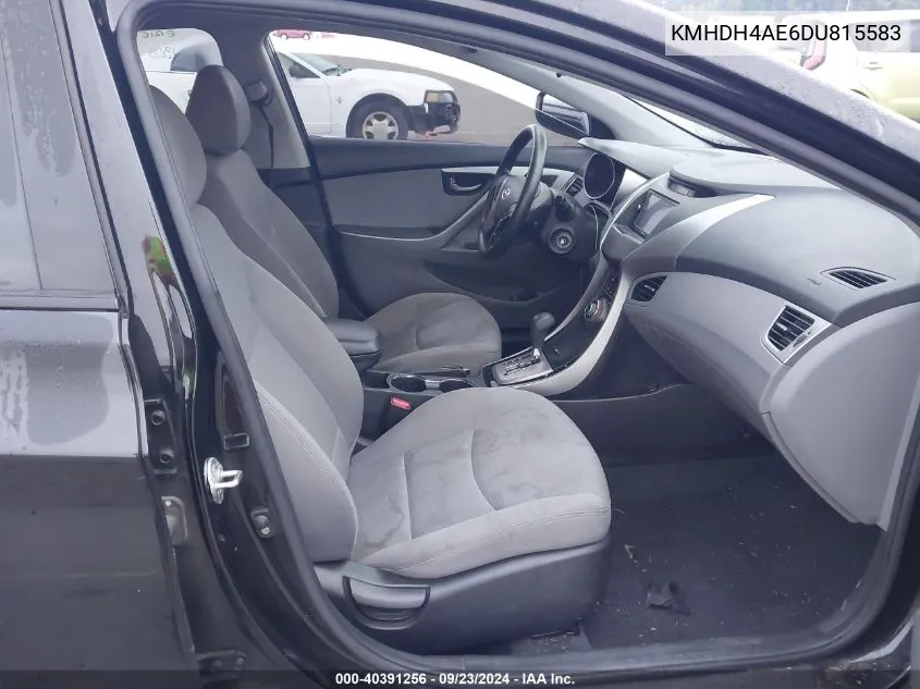 KMHDH4AE6DU815583 2013 Hyundai Elantra Gls