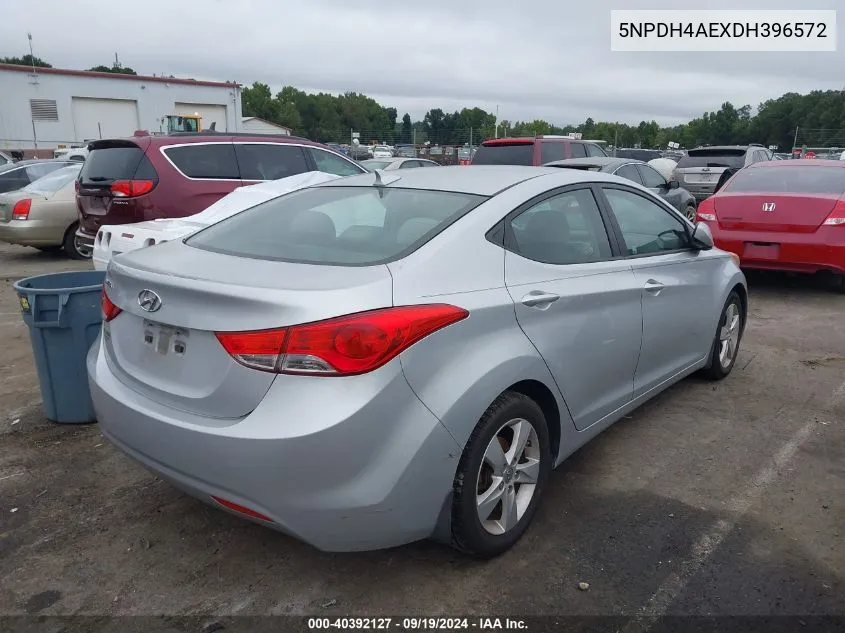 5NPDH4AEXDH396572 2013 Hyundai Elantra Gls