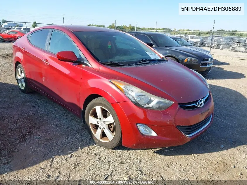 5NPDH4AE7DH306889 2013 Hyundai Elantra Gls