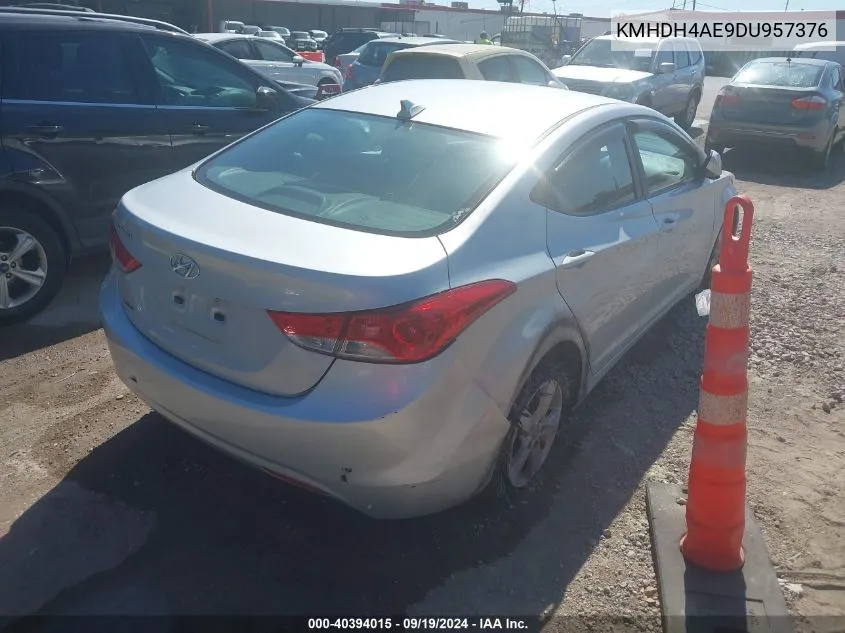 KMHDH4AE9DU957376 2013 Hyundai Elantra Gls