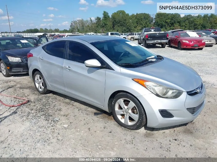 2013 Hyundai Elantra Gls VIN: 5NPDH4AE5DH373099 Lot: 40394025