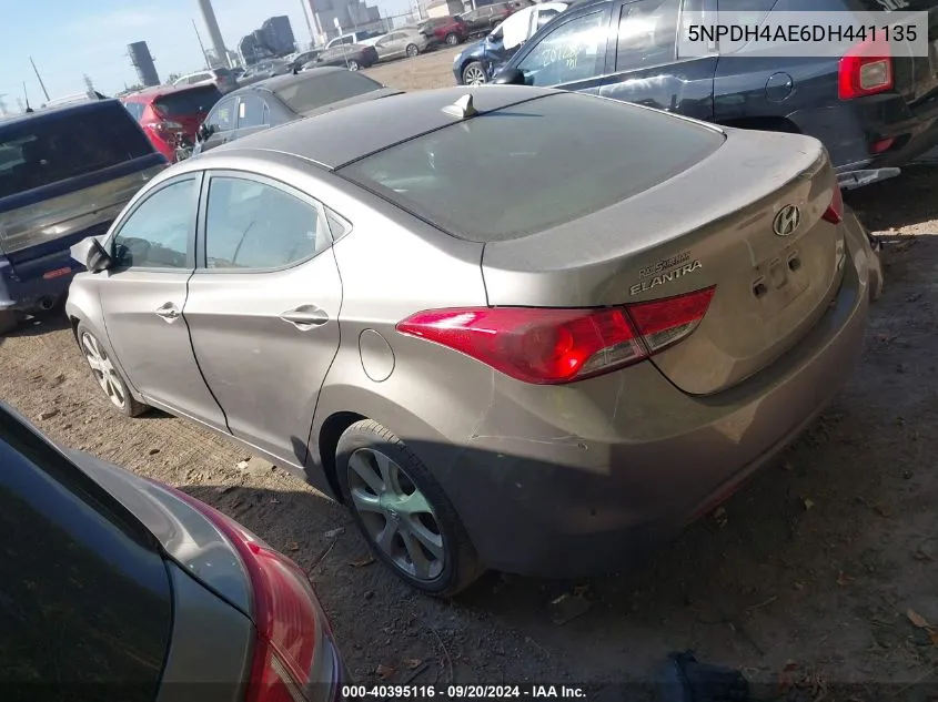 5NPDH4AE6DH441135 2013 Hyundai Elantra Limited