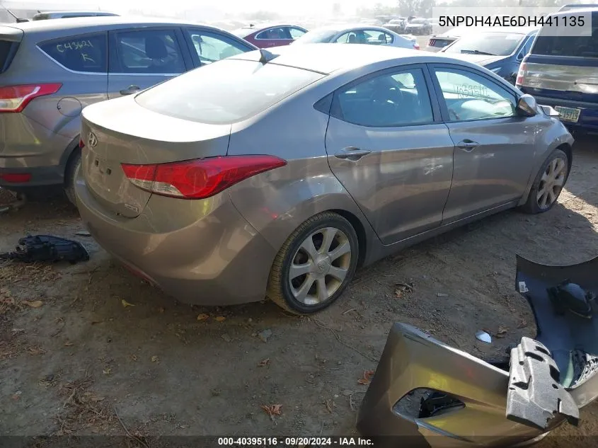 2013 Hyundai Elantra Limited VIN: 5NPDH4AE6DH441135 Lot: 40395116