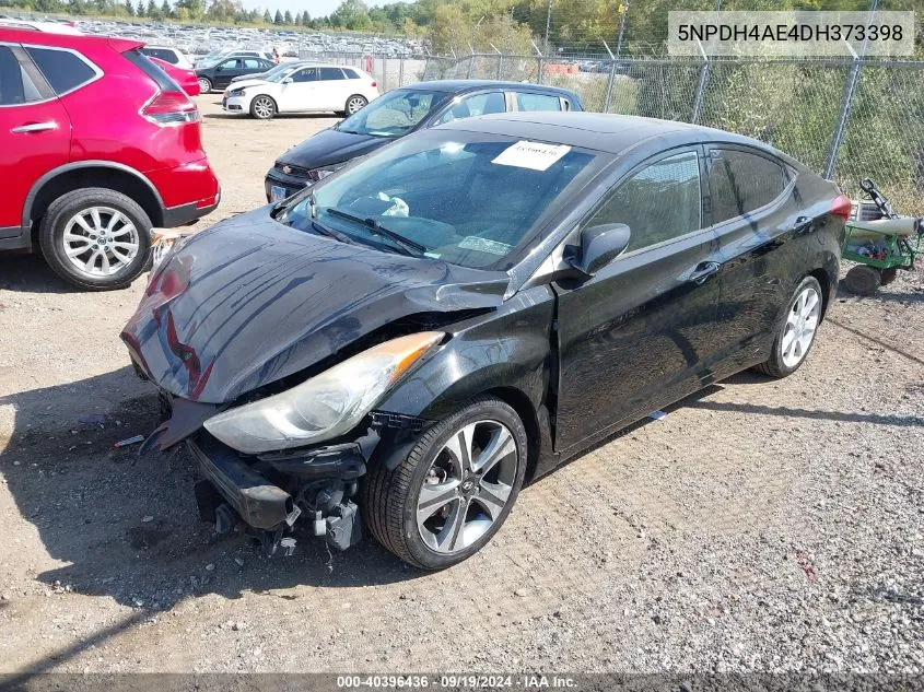 2013 Hyundai Elantra Limited VIN: 5NPDH4AE4DH373398 Lot: 40396436