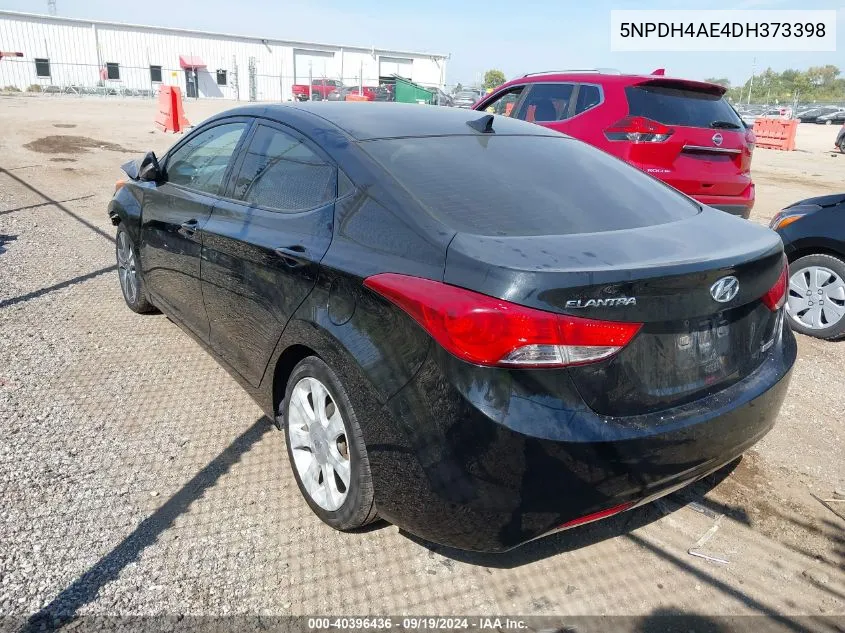 5NPDH4AE4DH373398 2013 Hyundai Elantra Limited