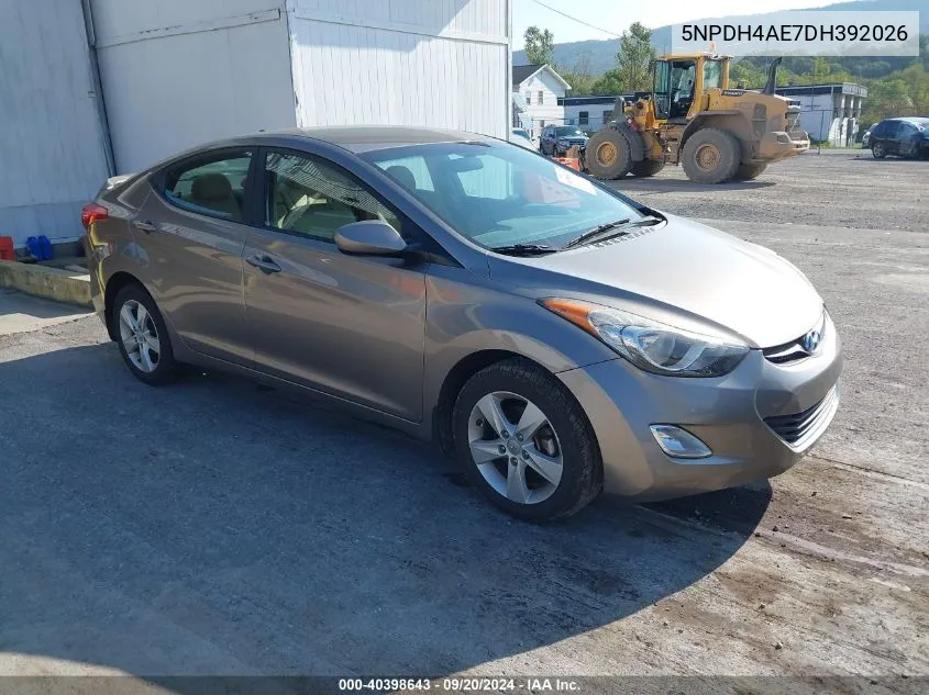 5NPDH4AE7DH392026 2013 Hyundai Elantra Gls