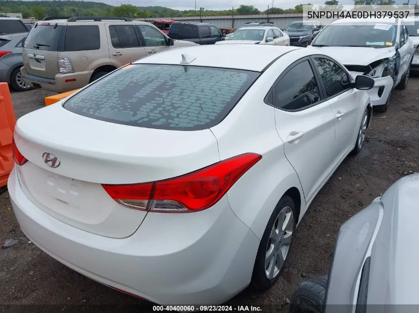 5NPDH4AE0DH379537 2013 Hyundai Elantra Limited