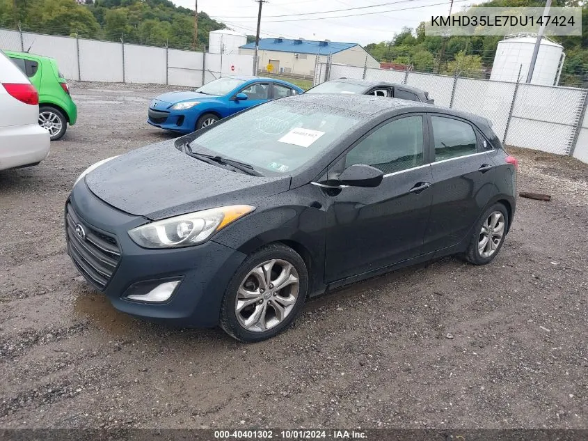 2013 Hyundai Elantra Gt VIN: KMHD35LE7DU147424 Lot: 40401302