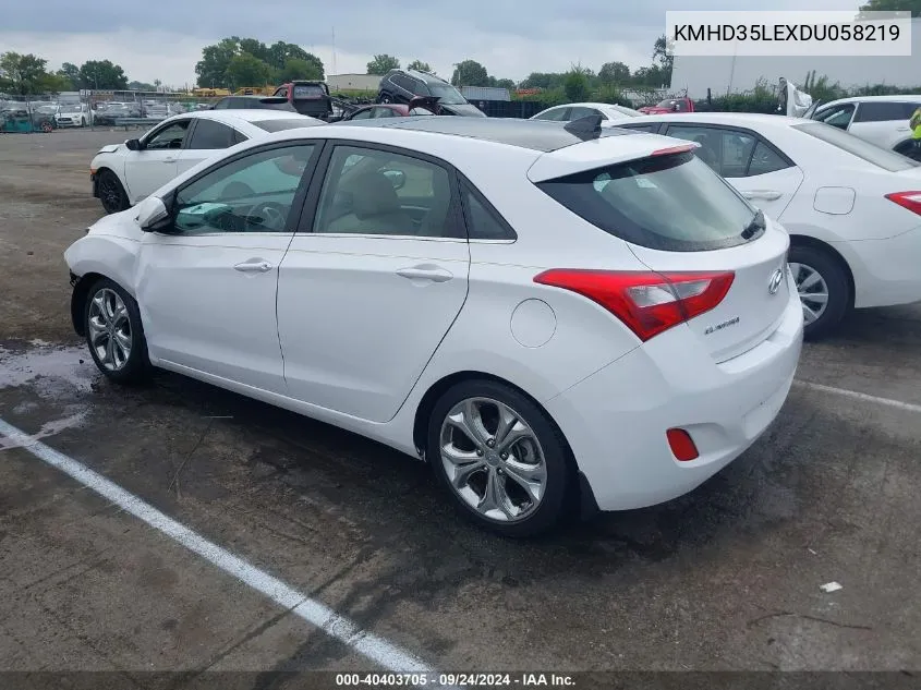 KMHD35LEXDU058219 2013 Hyundai Elantra Gt