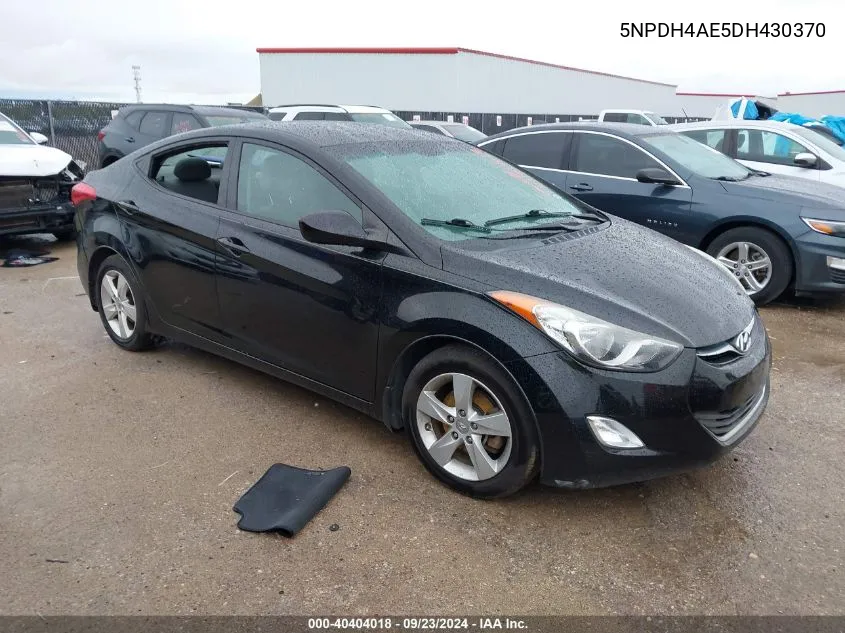 5NPDH4AE5DH430370 2013 Hyundai Elantra Gls/Limited