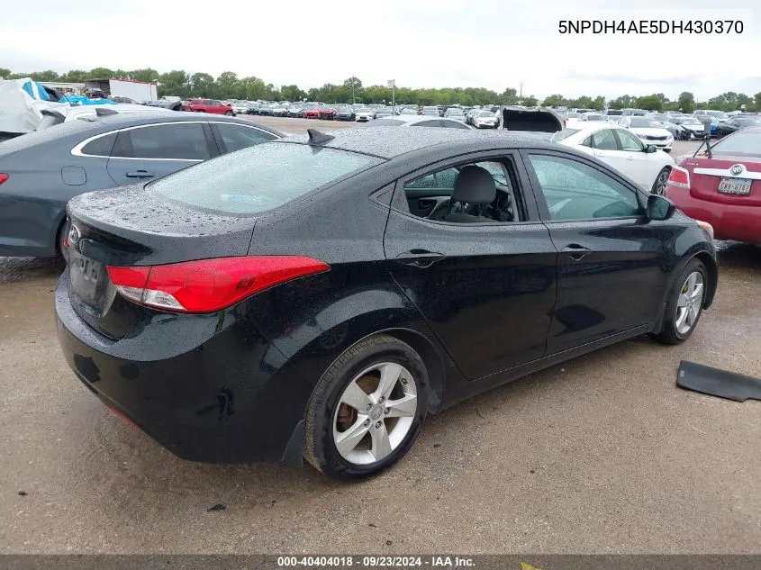 5NPDH4AE5DH430370 2013 Hyundai Elantra Gls/Limited