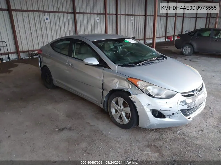 KMHDH4AE0DU975555 2013 Hyundai Elantra Gls/Limited