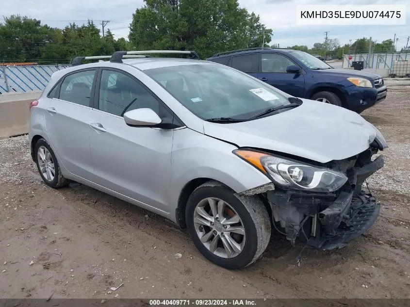 2013 Hyundai Elantra Gt VIN: KMHD35LE9DU074475 Lot: 40409771