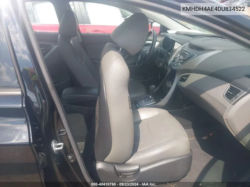 KMHDH4AE4DU834522 2013 Hyundai Elantra Gls/Limited