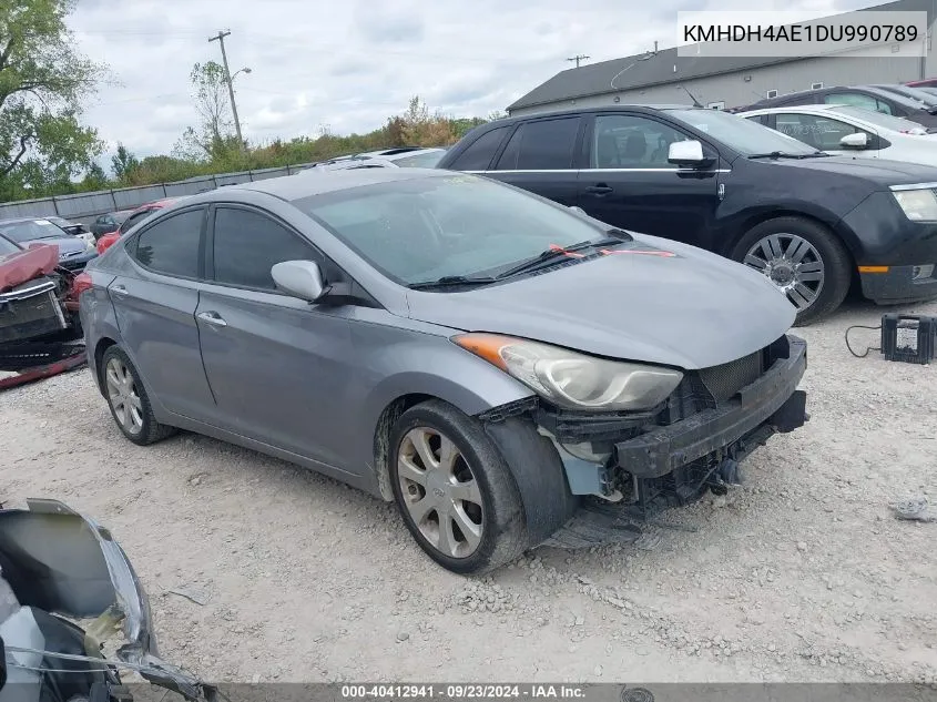 2013 Hyundai Elantra Gls/Limited VIN: KMHDH4AE1DU990789 Lot: 40412941