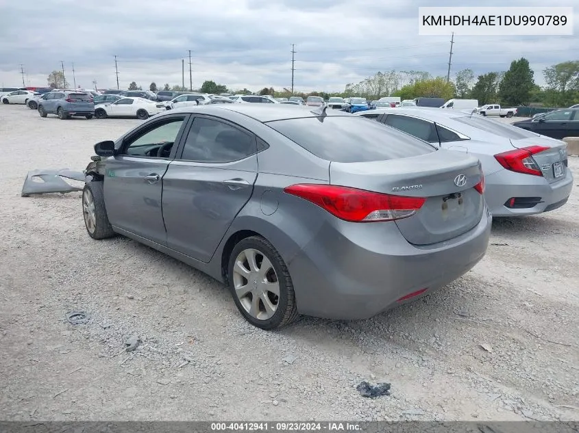 KMHDH4AE1DU990789 2013 Hyundai Elantra Gls/Limited