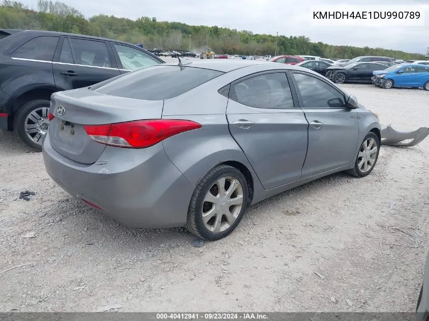 KMHDH4AE1DU990789 2013 Hyundai Elantra Gls/Limited