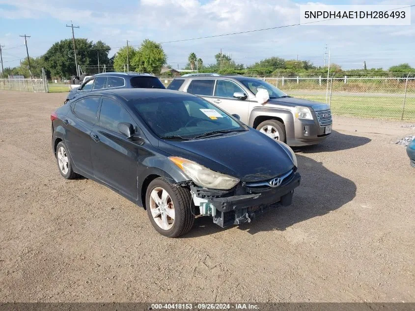 2013 Hyundai Elantra Gls VIN: 5NPDH4AE1DH286493 Lot: 40418153