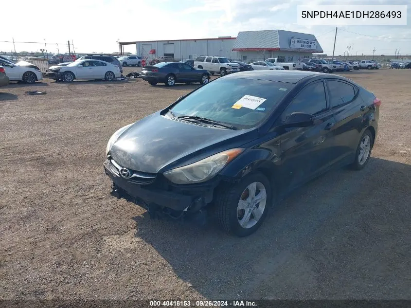 2013 Hyundai Elantra Gls VIN: 5NPDH4AE1DH286493 Lot: 40418153