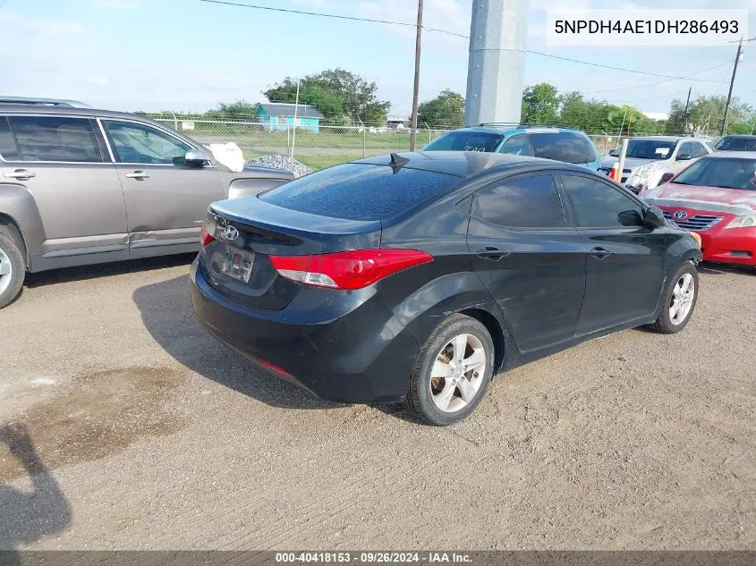 2013 Hyundai Elantra Gls VIN: 5NPDH4AE1DH286493 Lot: 40418153