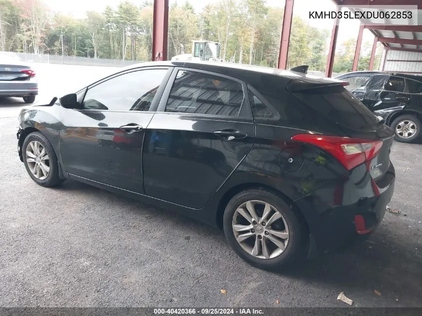 2013 Hyundai Elantra Gt VIN: KMHD35LEXDU062853 Lot: 40420366