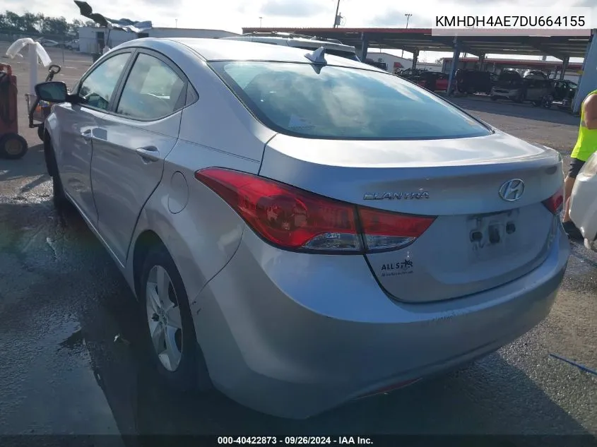 KMHDH4AE7DU664155 2013 Hyundai Elantra Gls/Limited