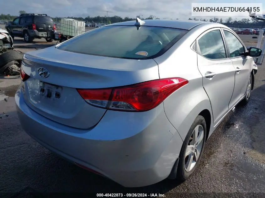 KMHDH4AE7DU664155 2013 Hyundai Elantra Gls/Limited