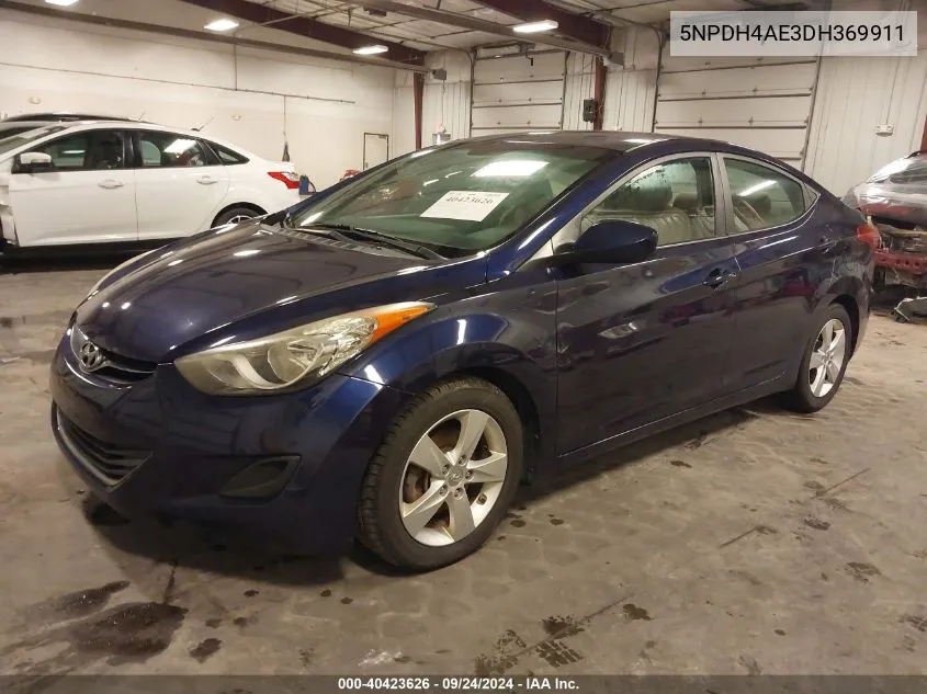 5NPDH4AE3DH369911 2013 Hyundai Elantra Gls