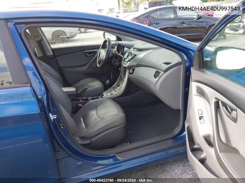 KMHDH4AE4DU997543 2013 Hyundai Elantra Limited