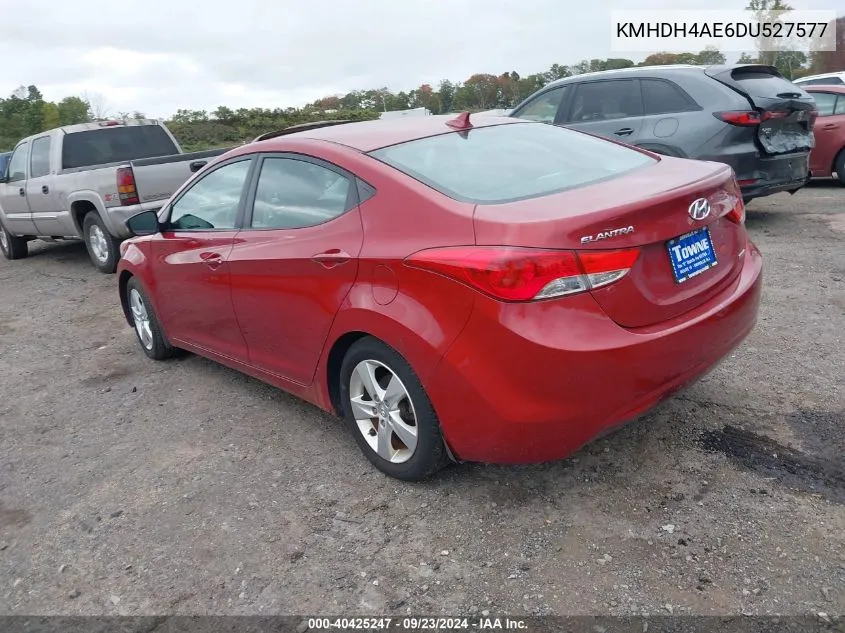 2013 Hyundai Elantra Limited VIN: KMHDH4AE6DU527577 Lot: 40425247