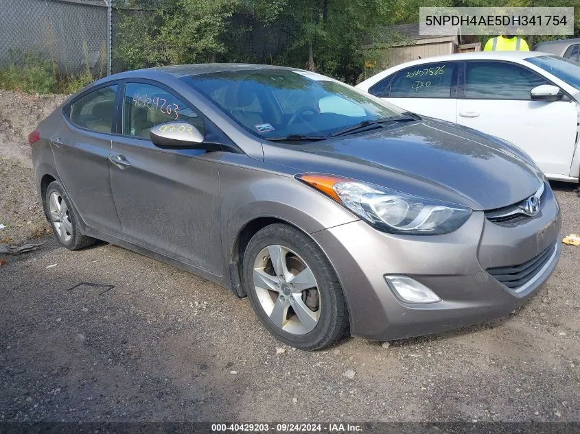 5NPDH4AE5DH341754 2013 Hyundai Elantra Gls