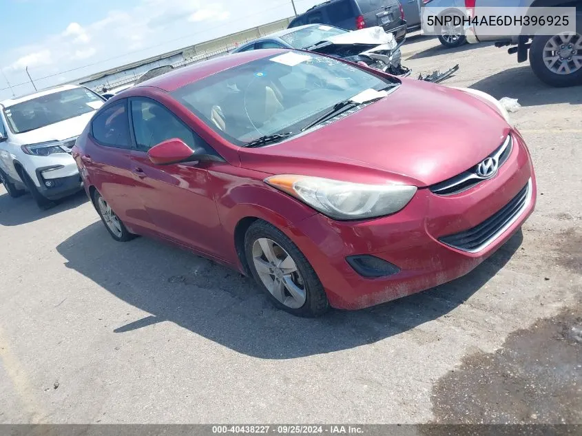 5NPDH4AE6DH396925 2013 Hyundai Elantra Gls