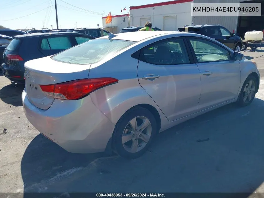 KMHDH4AE4DU946205 2013 Hyundai Elantra Gls/Limited