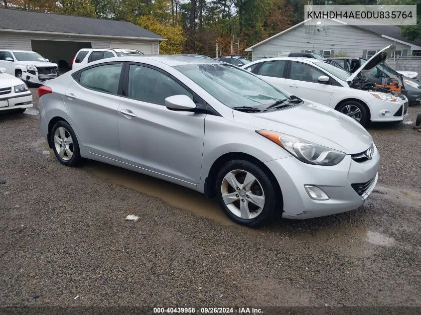 KMHDH4AE0DU835764 2013 Hyundai Elantra Gls