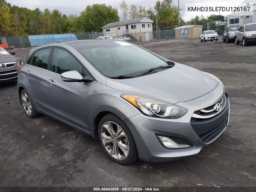 KMHD35LE7DU126167 2013 Hyundai Elantra Gt Base W/Blue