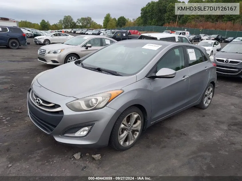 KMHD35LE7DU126167 2013 Hyundai Elantra Gt Base W/Blue