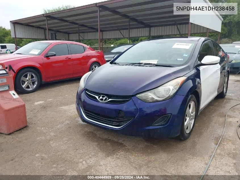 5NPDH4AE1DH238458 2013 Hyundai Elantra Gls