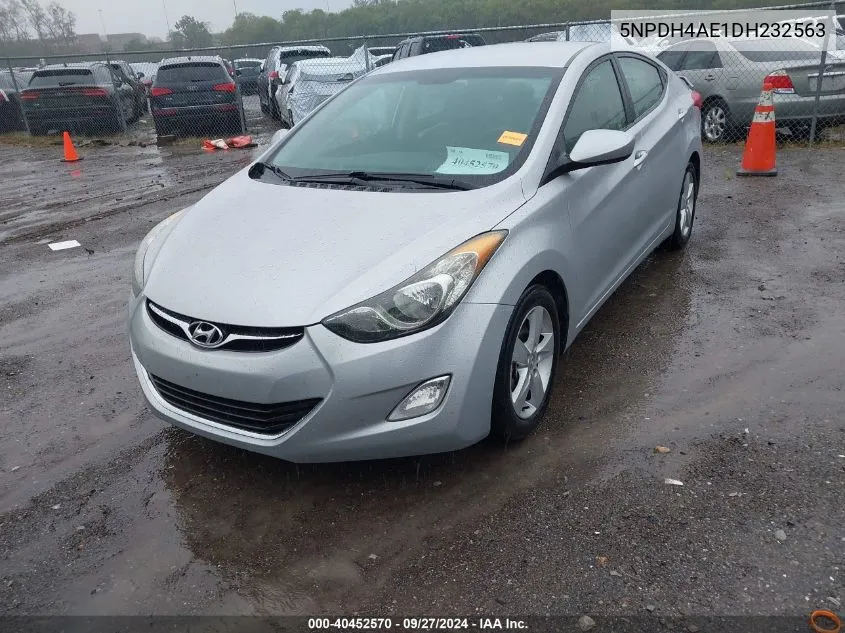 5NPDH4AE1DH232563 2013 Hyundai Elantra Gls