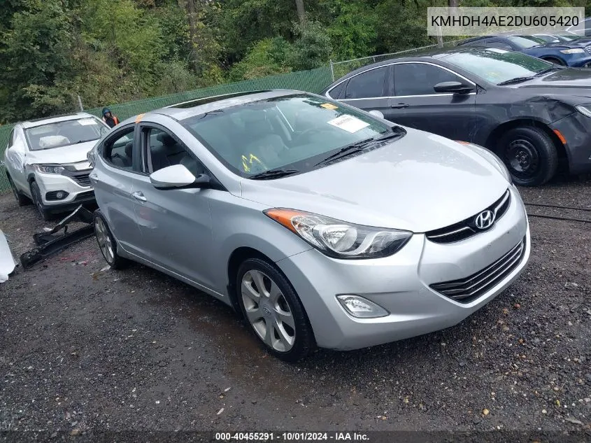 KMHDH4AE2DU605420 2013 Hyundai Elantra Limited